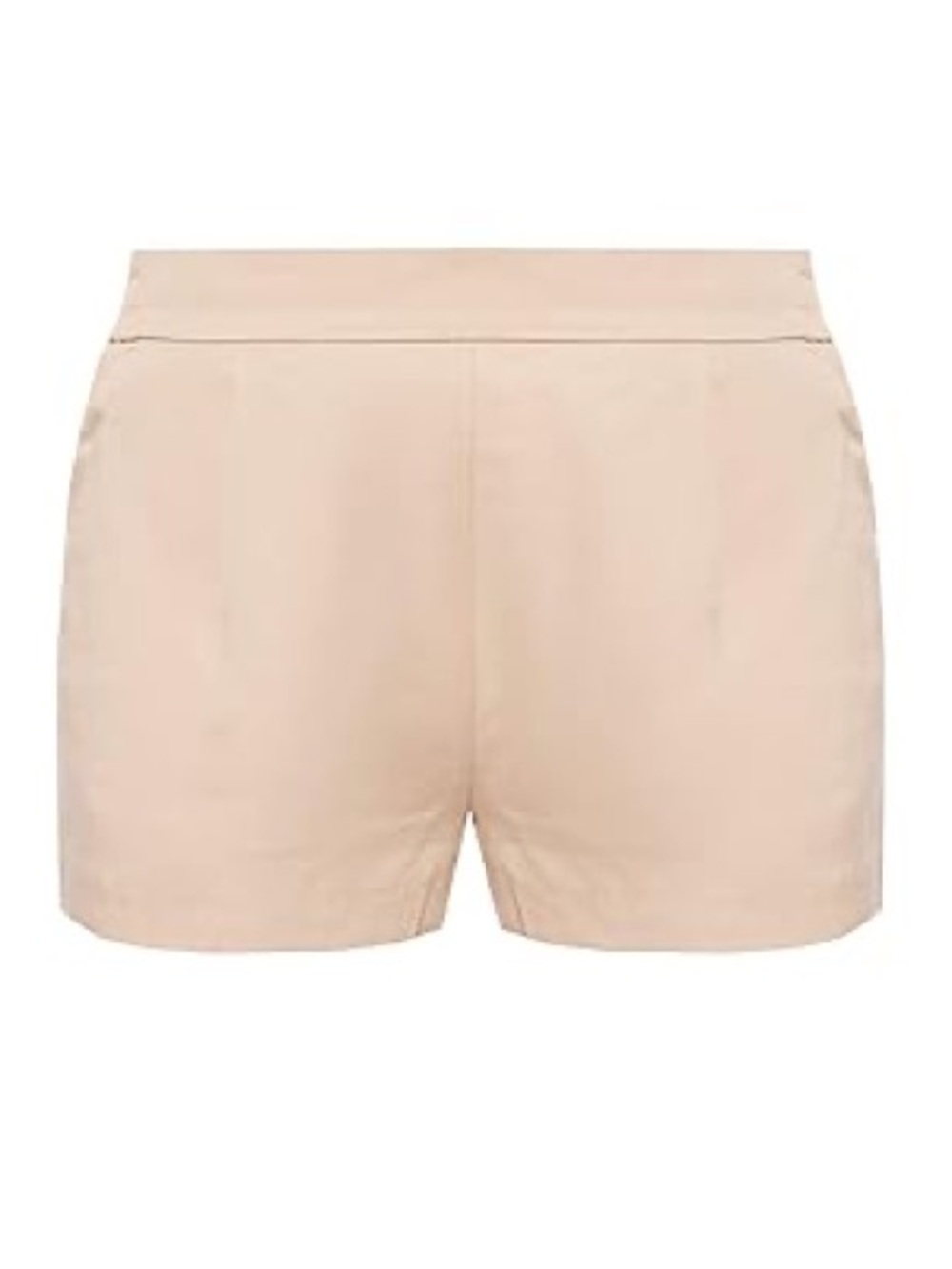 All Saints Satin Pleated Mini Pull On Shorts, Peachy Beige – Size 2 (XS)
